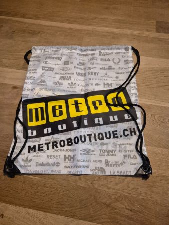 neu: weisser Metro Boutique Beutel / Tasche