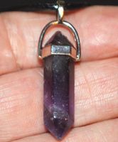 Halskette D-943 – Säule Amethyst – ca. 3,3 cm