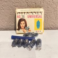 Sylvania AG 3B Universal, Blitzbirnen, Vintage Rarität!