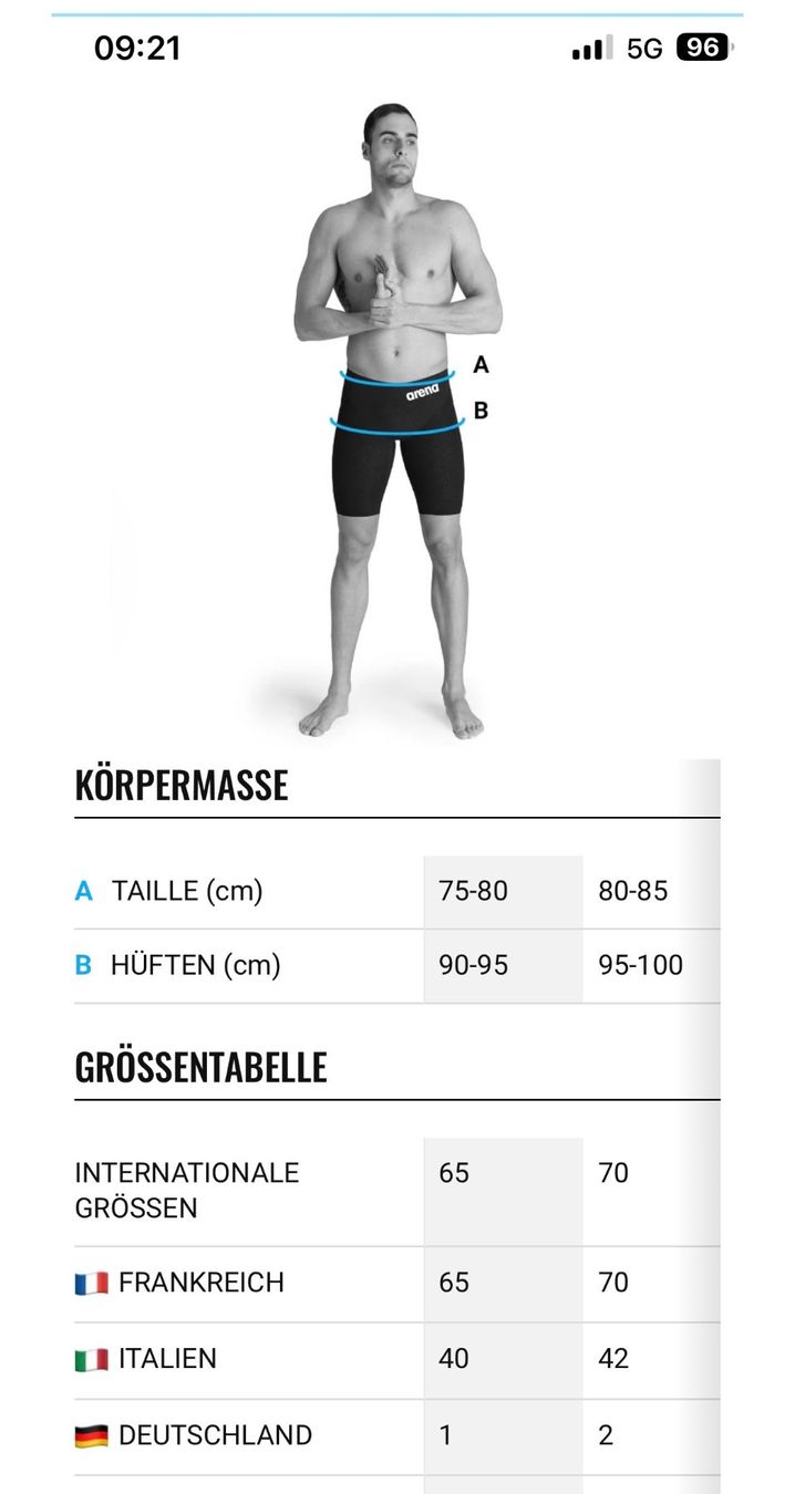 Anzüge: Neu ARENA Powerskin Carbon-Core FX Jammer -Grösse D 1 – Neu und originalverpackt aus Zürich von Herzblatt99 4