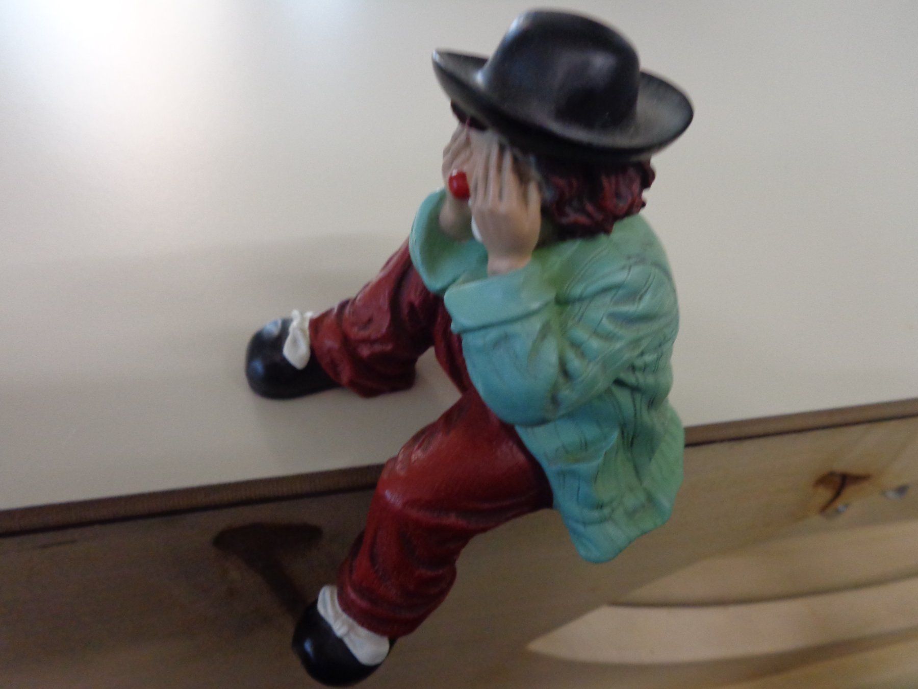 Statuette: Gilde Clown sitzend sehe Nix Hemd mintgrün – Nuovo (secondo la descrizione) da Liestal venduto da Gecko16 7
