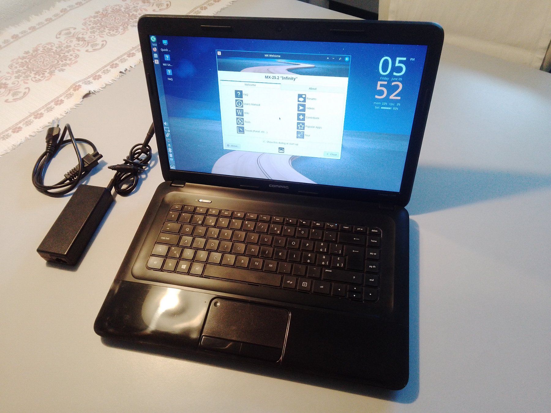 Compaq Notebook: Hewlett-Packard Compaq CQ58 Notebook PC mit Tasche – Usato da Oberembrach venduto da Doublescale 1