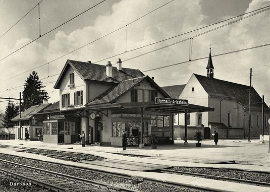 Cartoline postali: DORNACH Bahnhof Dornach-Arlesheim – Nuovo (secondo la descrizione) da Jona venduto da philajona