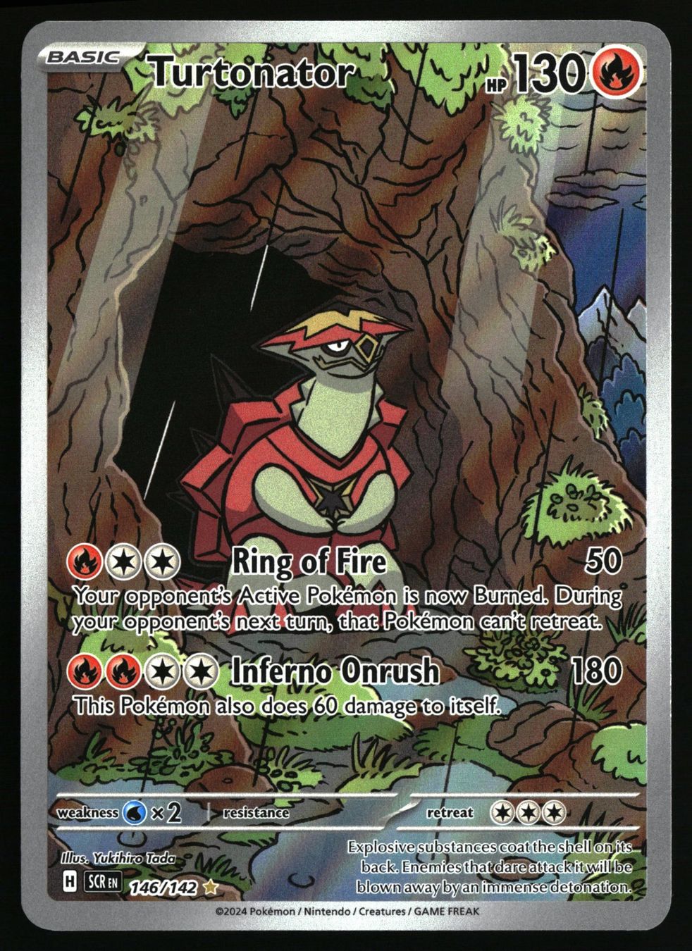 Pokémon Sammelbilder & Trading cards: Turtonator #146 Pokemon Stellar Crown – Gebraucht aus Feuerthalen von Plazatoys