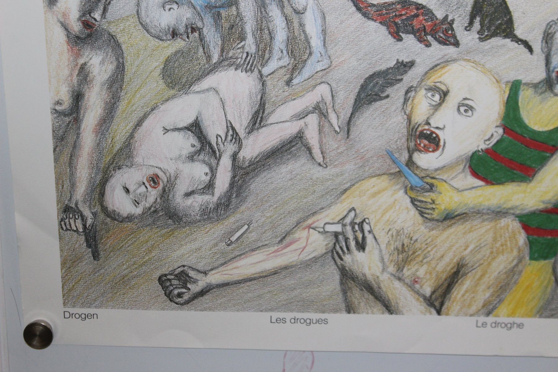Poster & Bilder: Schulwandbild  Lehrtafel Drogen , Nando Snozzi – Gebraucht aus Härkingen von sammelbecken 2