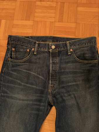 Levi Strauss 501 Jeans blau Grösse W36 L32 gebrauchter Zusta