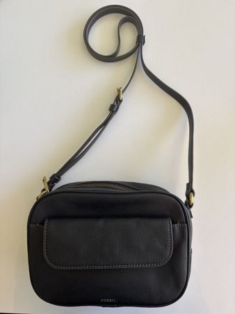 Fossil leather crossbody bag, New!