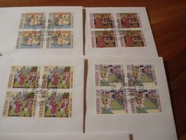 Pro Patria 1989, FDC Satz + 4erblocks, , 5 Belege