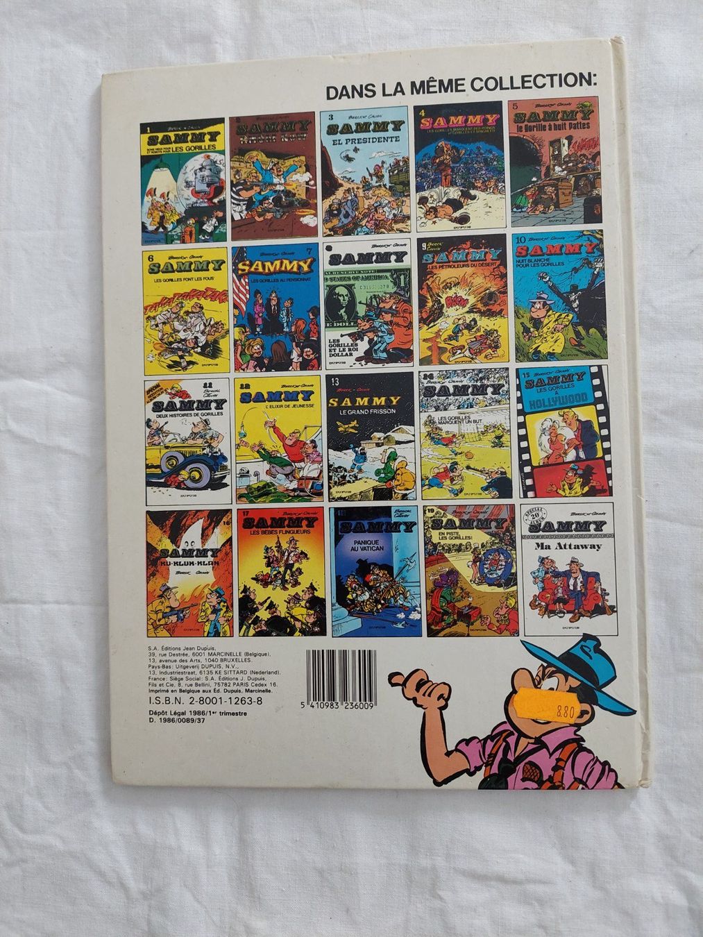 BD: Sammy T.20 Ma Attaway EO 1986 BE – D'occasion à Genève par Blu_BD 1
