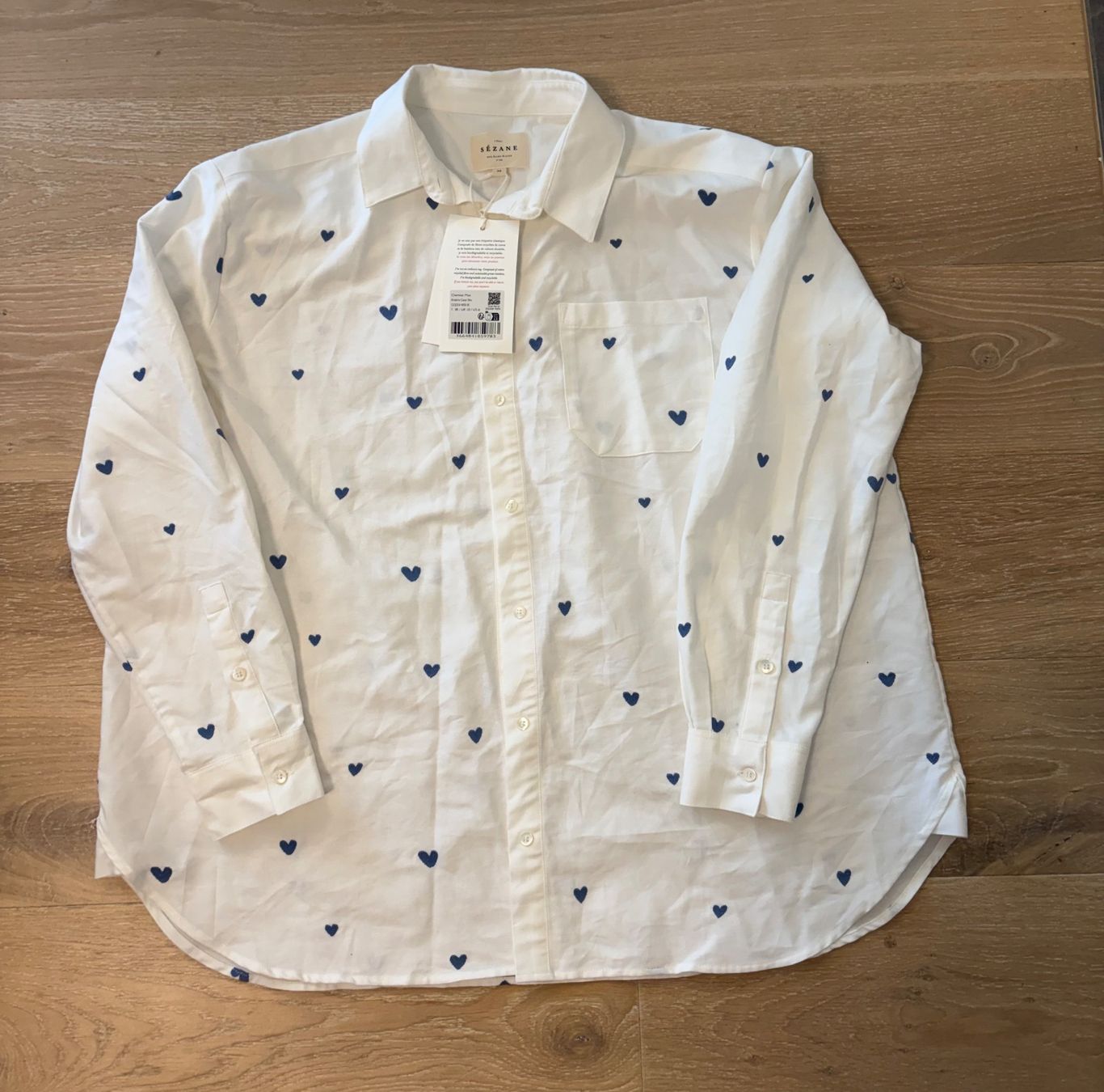 Sezane Chemisiers: Neu Sézane Max Bluse Gr 38 – Neuf avec emballage d'origine à Hedingen par muse10 1
