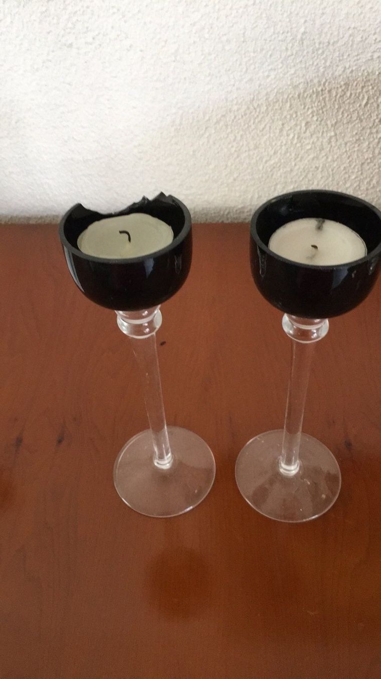 Portacandele: Zeitloser Kerzenstander Glas – Usato da Luzern venduto da inf_c7r2 4