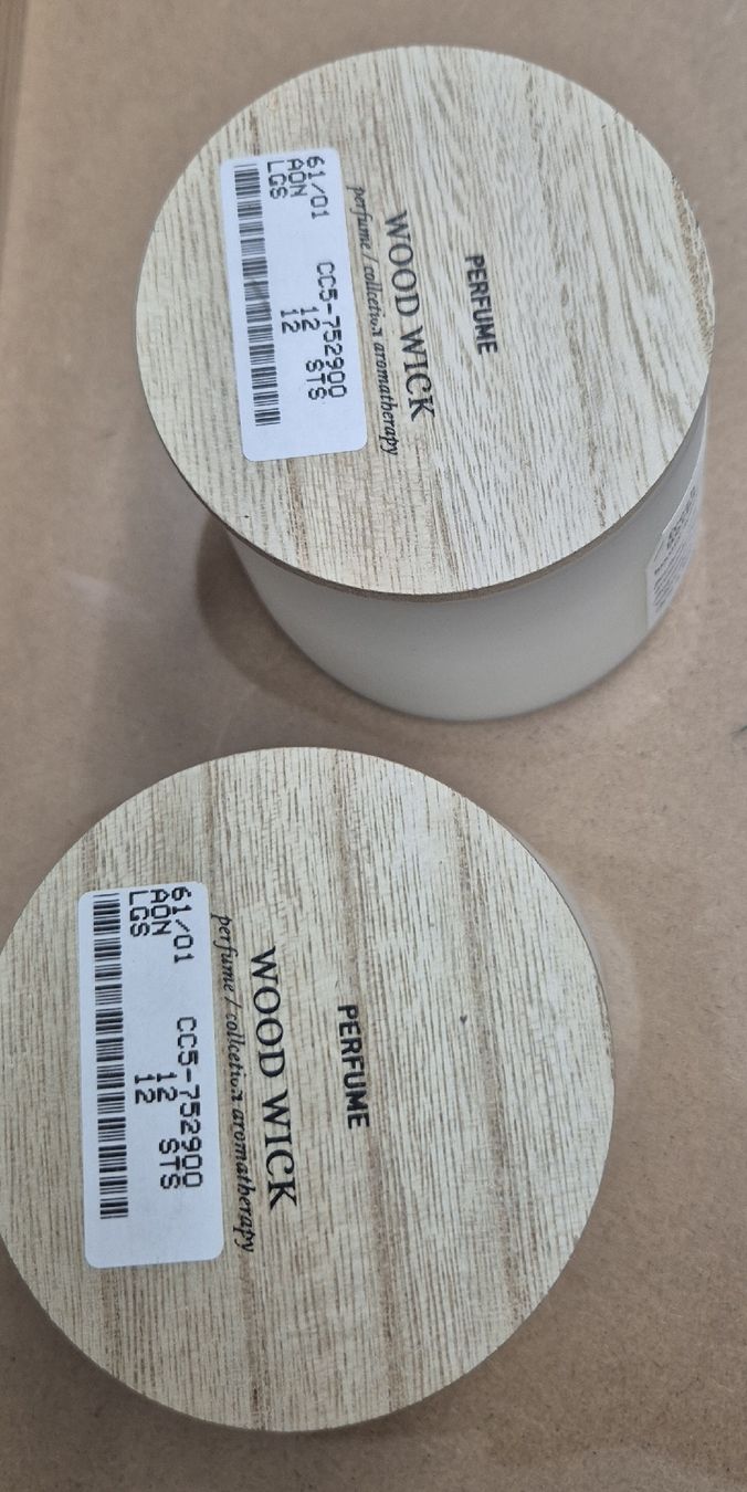 Candele: 2er Set Wood Wick Duftkerzen "Fresh Herbs" – Nuovo (secondo la descrizione) da Turbenthal venduto da Lilly7407 4