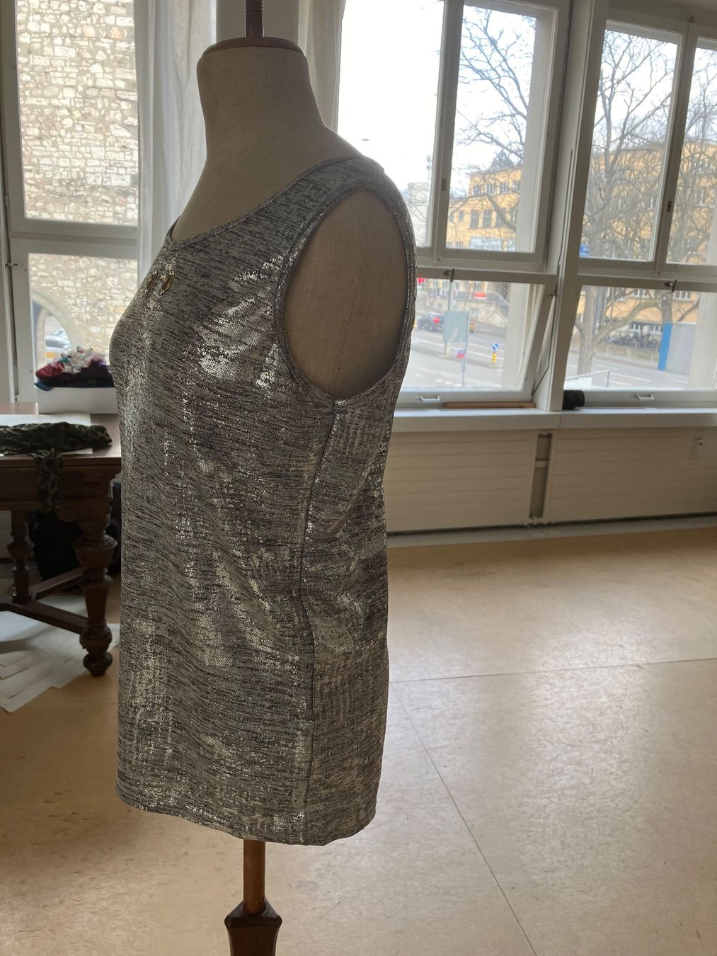 Top: Edles, silbergraues Damen Top, Grösse L – Nuovo (secondo la descrizione) da Schaffhausen venduto da NinaRicardo 4