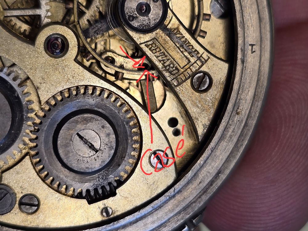 Pièce Horlogère Movado C225M 227 - Axe De Seconde Centrale D'occasion
