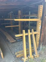 Kragarmregal Stahl gelb Ausladung 100cm