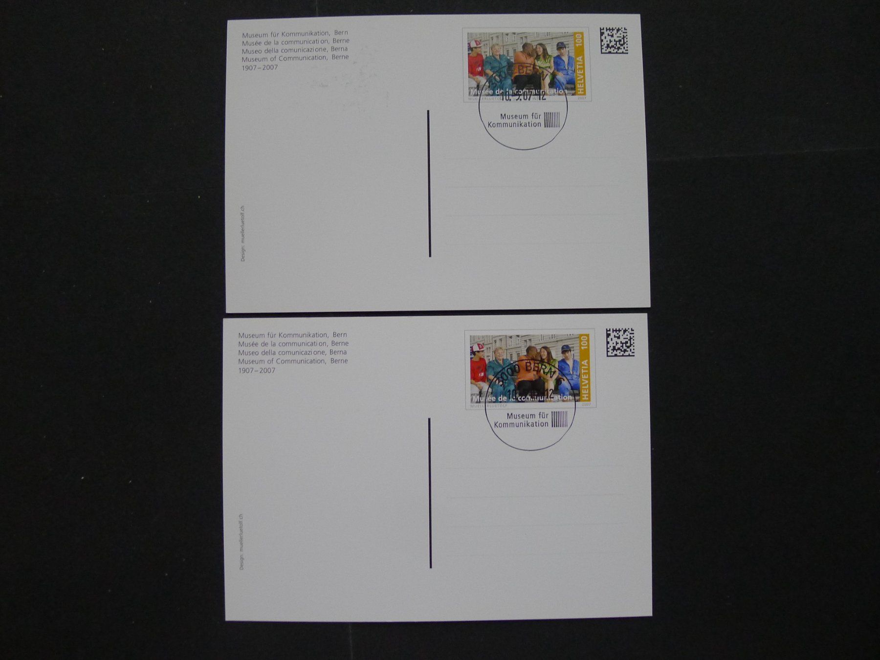 Tutti i francobolli: 2007 Nr. 1231+1232 auf 2 Maximumkarten mit ET Stempel – Usato da Dagmersellen venduto da wyss1982 1