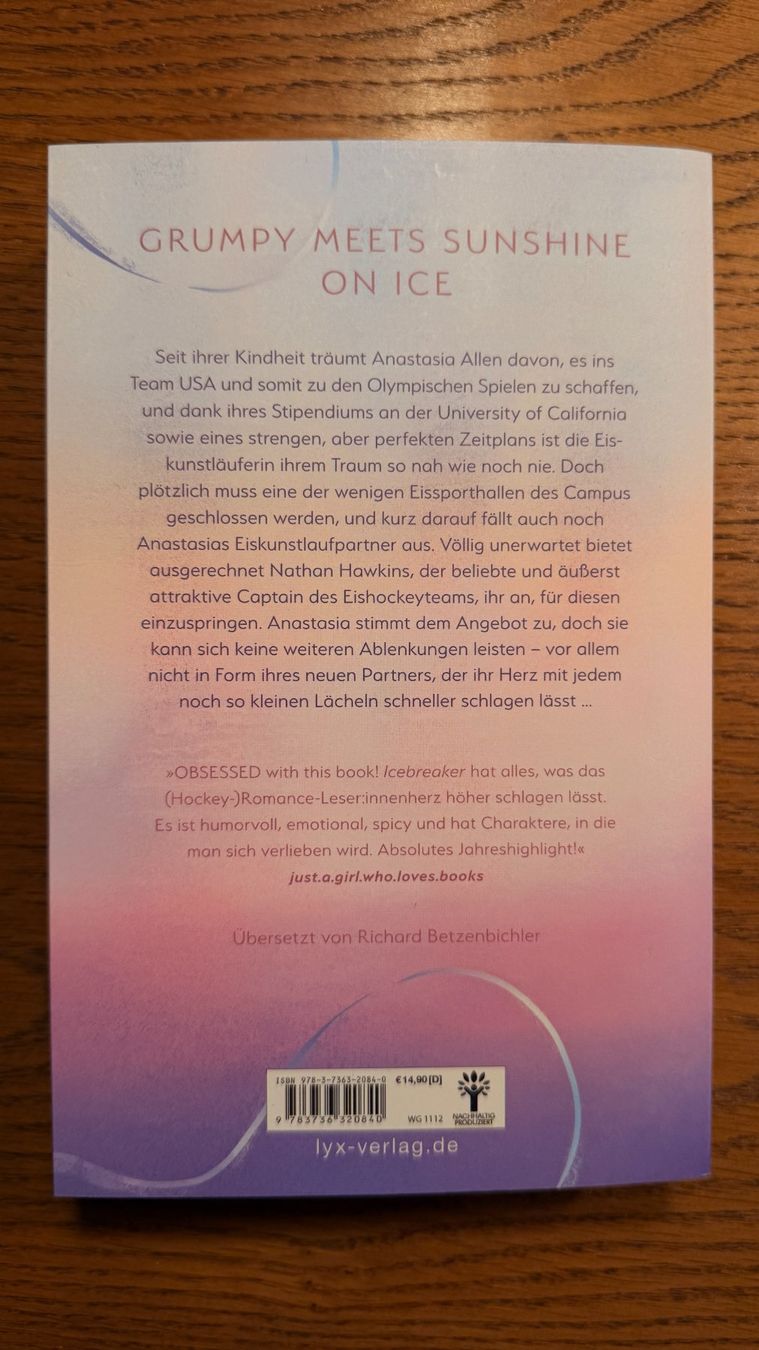 Bücher: Icebreaker - Hannah Grace – Neu (gemäss Beschreibung) aus Gränichen von Andi71 1