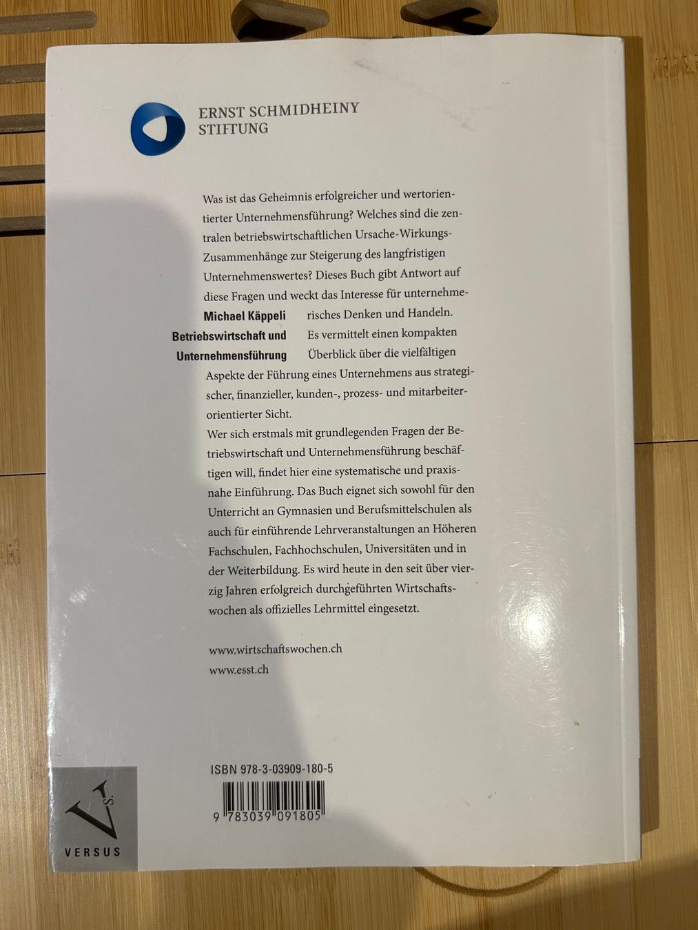 Bücher: Betriebswirtschaftslehre Michael Käppeli – Gebraucht aus Viganello von moraine 1
