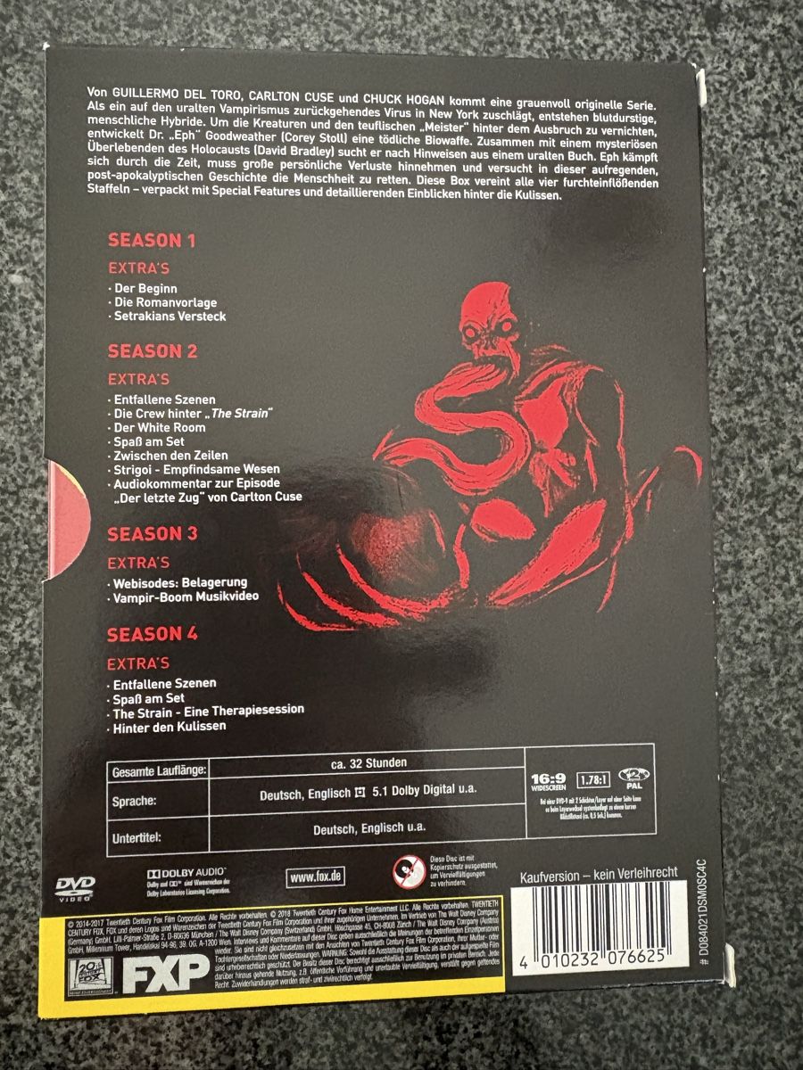 Tutti i DVDs: The Strain komplette Serie – Usato da Belpberg venduto da Ranukel 2