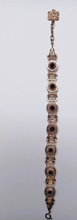 Bracciali & Braccialetti: Filigranes Armband aus Silber – Usato da Gunzgen venduto da Isicroft