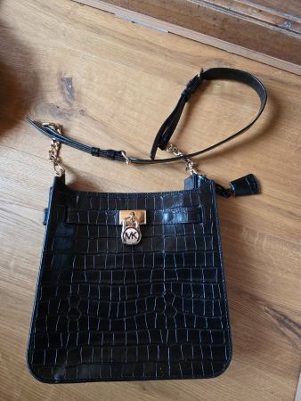 Michael Kors Hand Tasche schwarz croco Umhängetasche