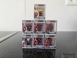 Funko Pop Mini Deadpool, lot de 7, comme neuf 