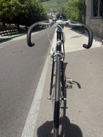 Stahl Velo Rennvelo schwarz gebraucht guter Zustand