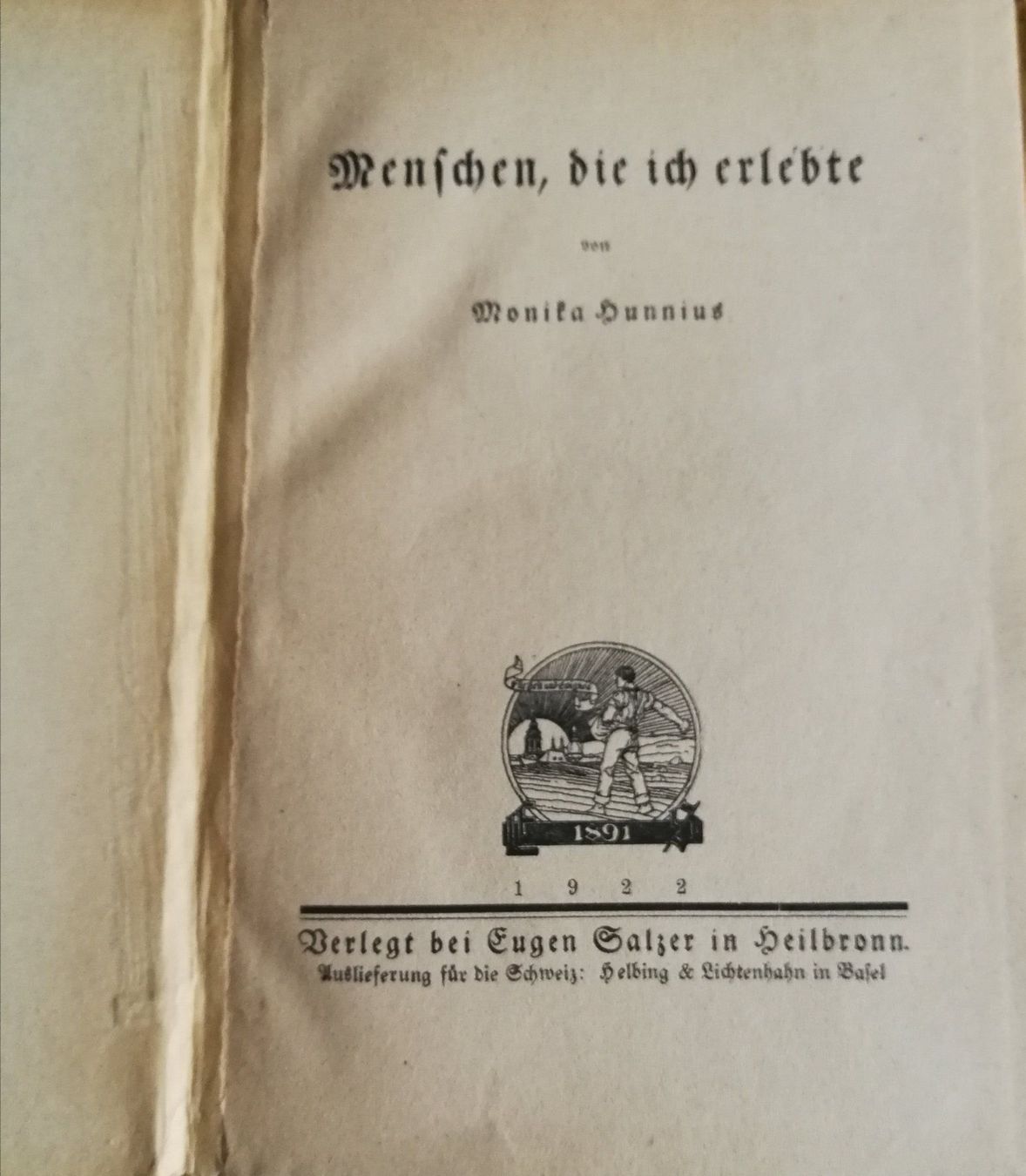 Libri: Menschen die ich erlebte – Usato da Malans GR venduto da soboru 1