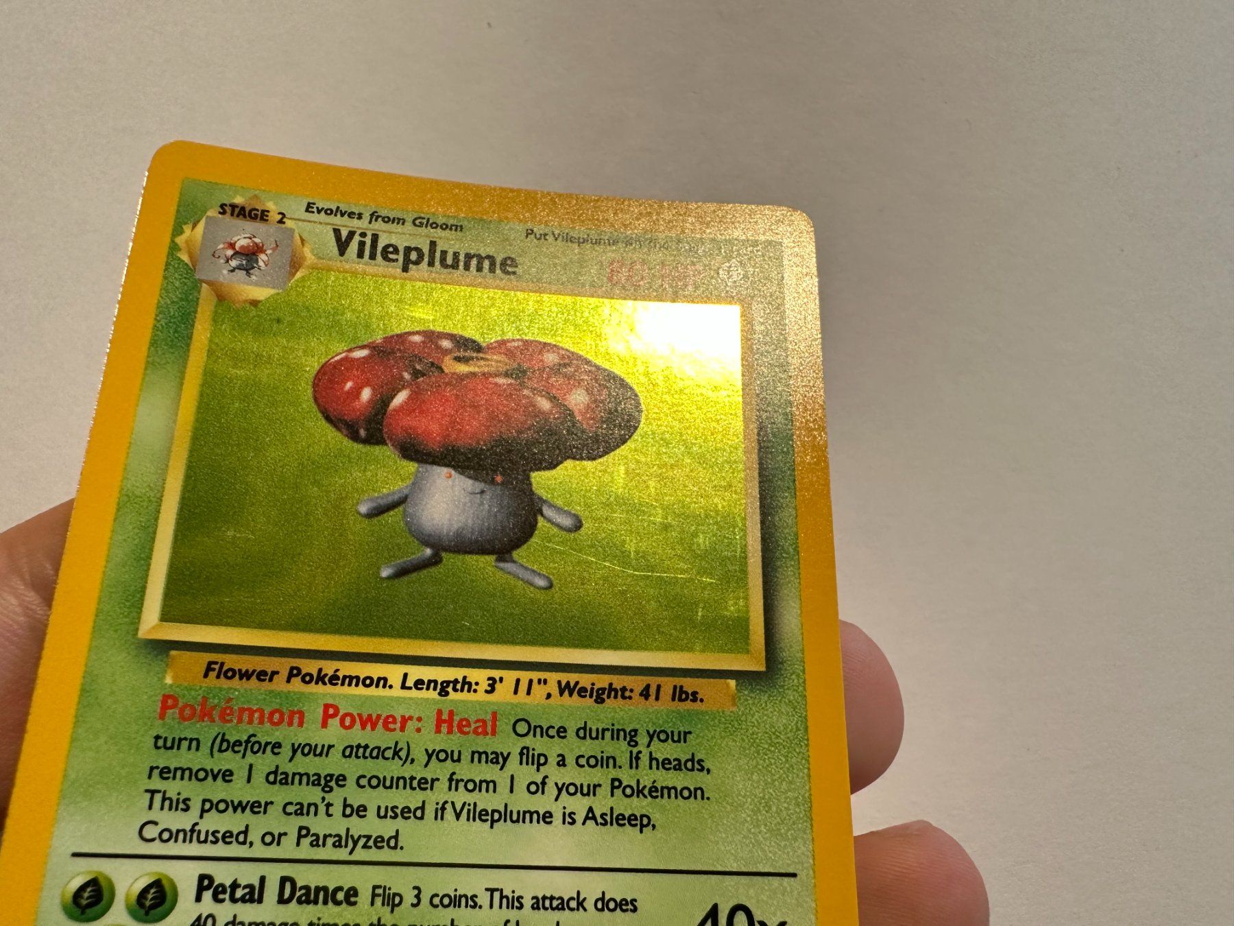 Pokémon Carte collezionabili: Vileplume holo Jungle No Symbol ERROR EN – Usato da Hagendorn venduto da Pokecollectorch 3
