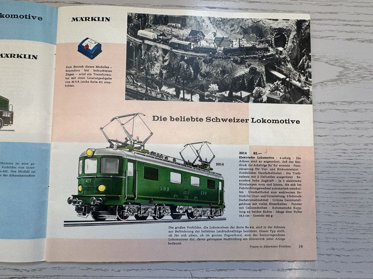 Märklin Modelleisenbahnen: Märklin Katalog 1962/63 D sfrs – Gebraucht aus Lupsingen von New-Haven 3