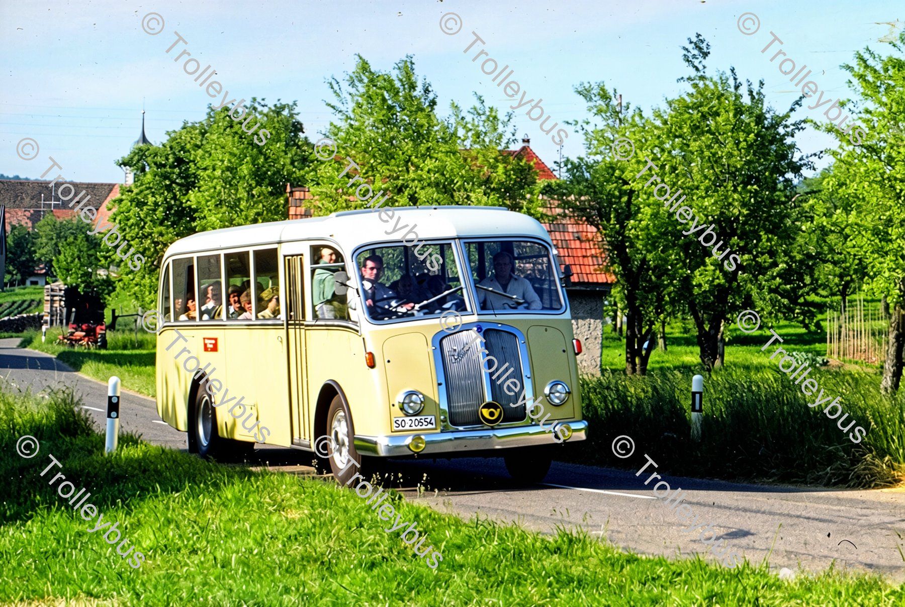 Ansichtskarten: Postauto Postkarte Saurer L4C-H                      BTM008c – Neu und originalverpackt aus Bottmingen von Trolleybus
