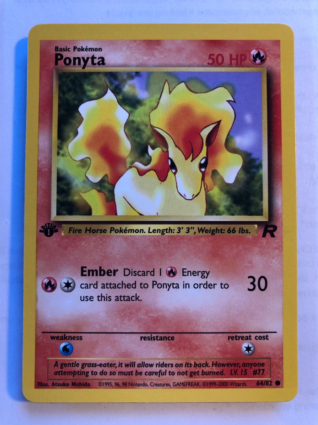 Cartes à collectionner: Ponyta 1st Team Rocket - MINT - ab 1.- – D'occasion à Giubiasco par dan_pr8b