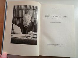Historisches Luzern - Franz Zelger - Anton Müller 1963