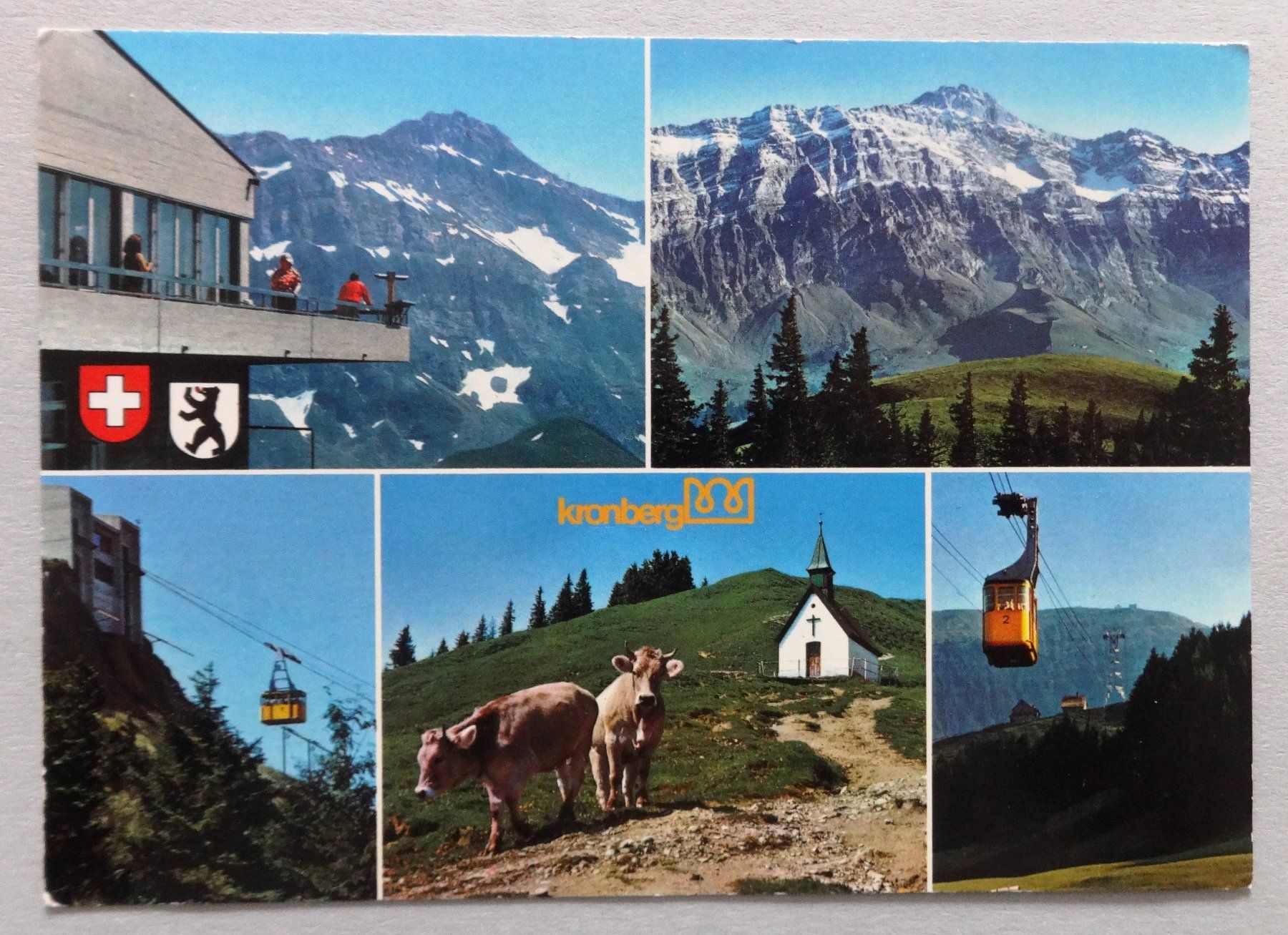 Ansichtskarten: Kronberg 1663 m (Appenzell) – Gebraucht aus Fétigny von Billy2miny