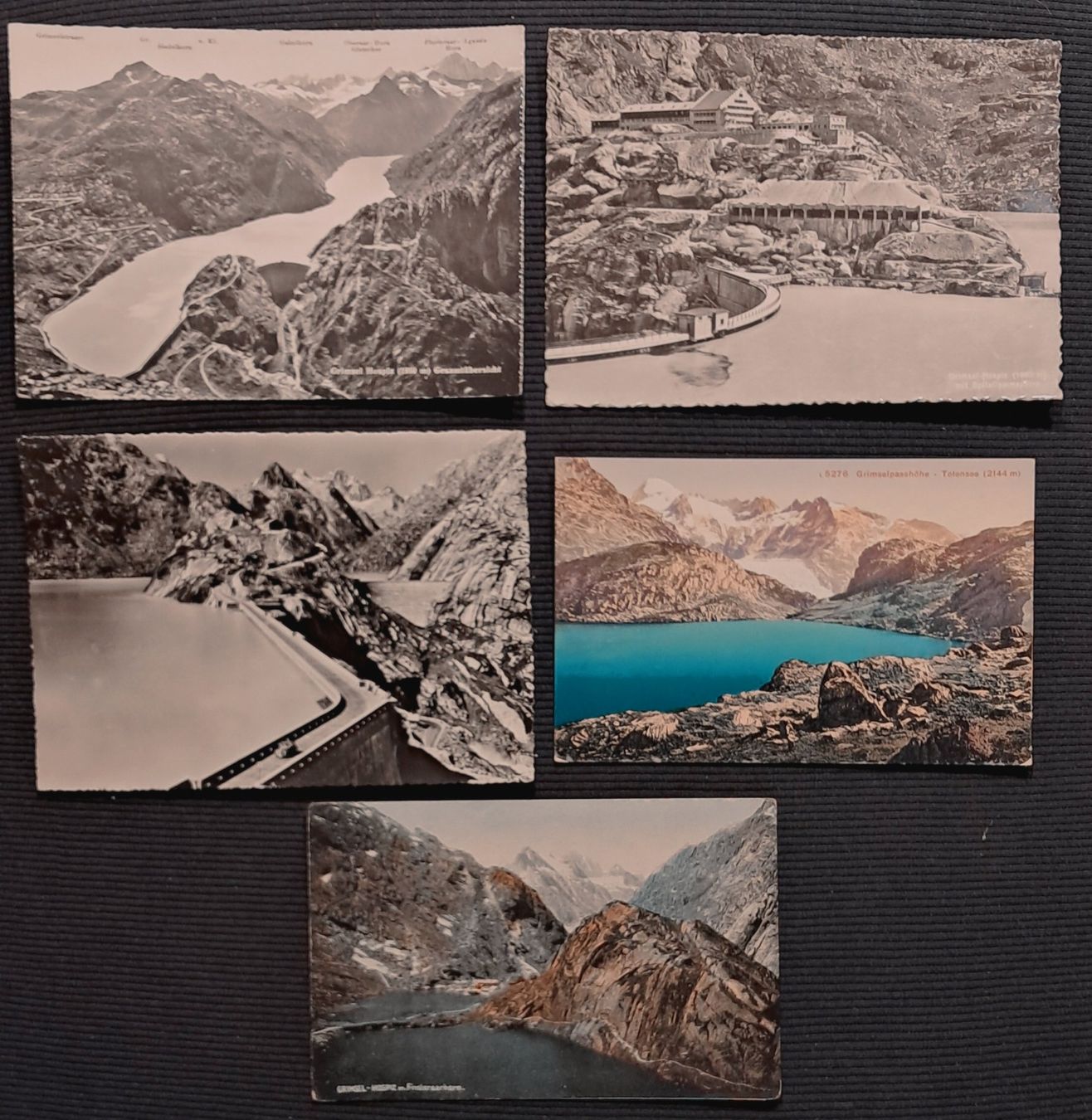 Ansichtskarten: 5 AK GRIMSEL – Gebraucht aus Ponto Valentino von giorgia06