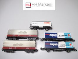 Märklin 5-tlg Güterwagenset 2x84670/2x54475/+? Eigenwerbung