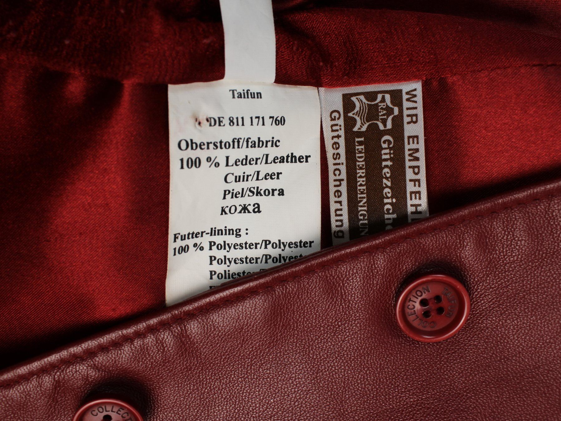 Taifun Giacche: Taifun Leather Jacket – Usato da St. Gallen venduto da look-twice 8