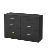 Kommode mit 6 Schubladen VELORA