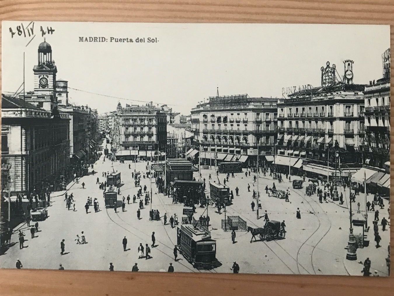 Ansichtskarten: Antike Ansichtskarte Madrid, Puerta del Sol – Neu (gemäss Beschreibung) aus Zürich von Tarafo5