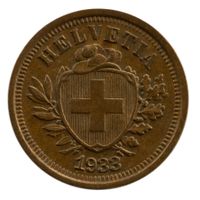 Schweiz / Suisse - 1 Rappen - 1933  STGL