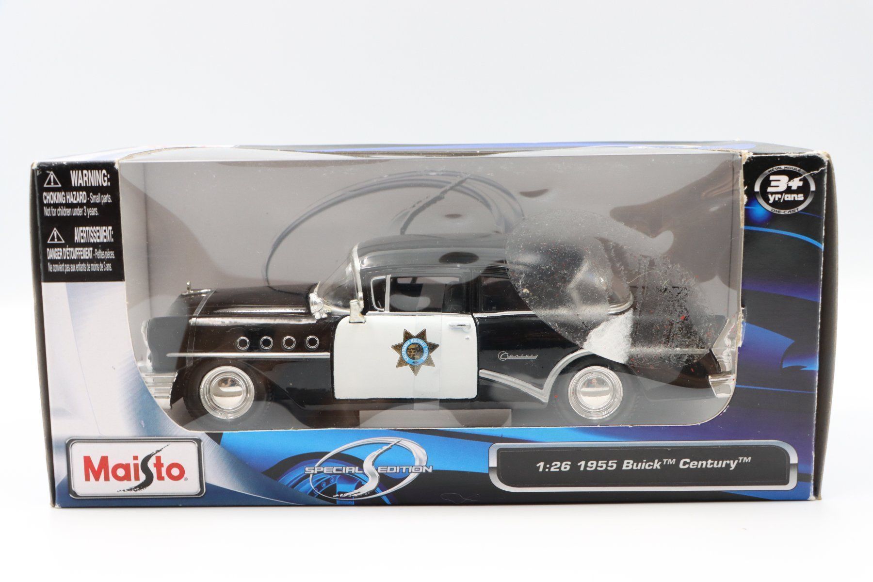 Modellautos: Buick Century 1955 1:26 Maisto – Neu und originalverpackt aus Bühl b.Aarberg von modelldiecast