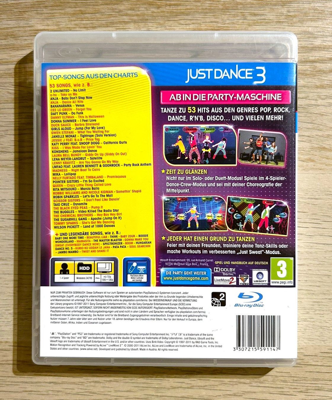 Sony Spiele: Just Dance 3 PS3 – Gebraucht aus St. Gallen von Alpine.Arcade 1