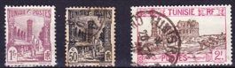 3 timbres -Tunisie - 1926 - Obl.