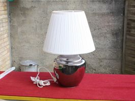 TISCHLAMPE LAMPE CHROM  -GLANZ
