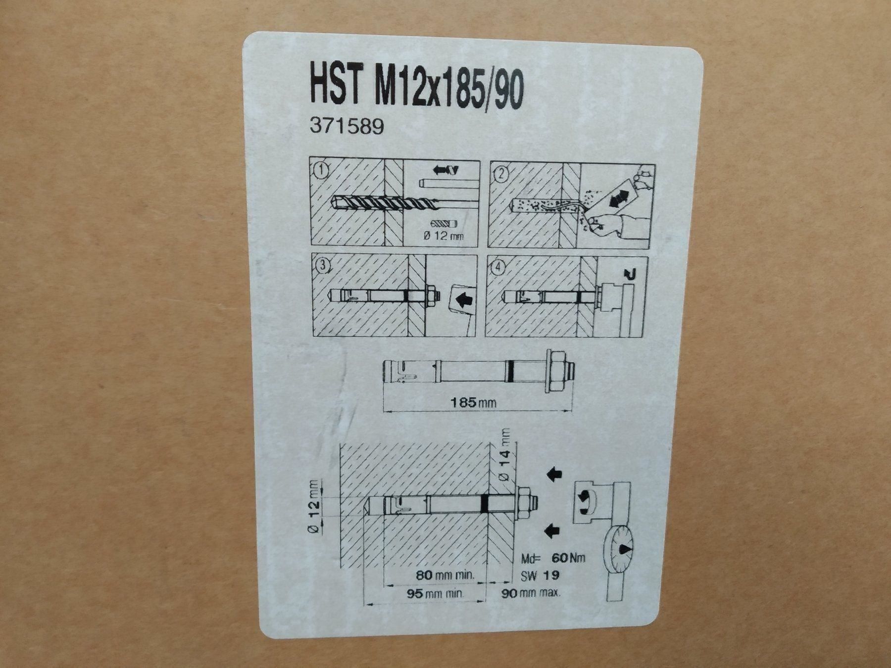 Gabbie, trasporto & Sicurezza: 9 Stk. Durchsteckanker M12 x 185, NEU – Nuovo (secondo la descrizione) da Döttingen venduto da Schlei 2