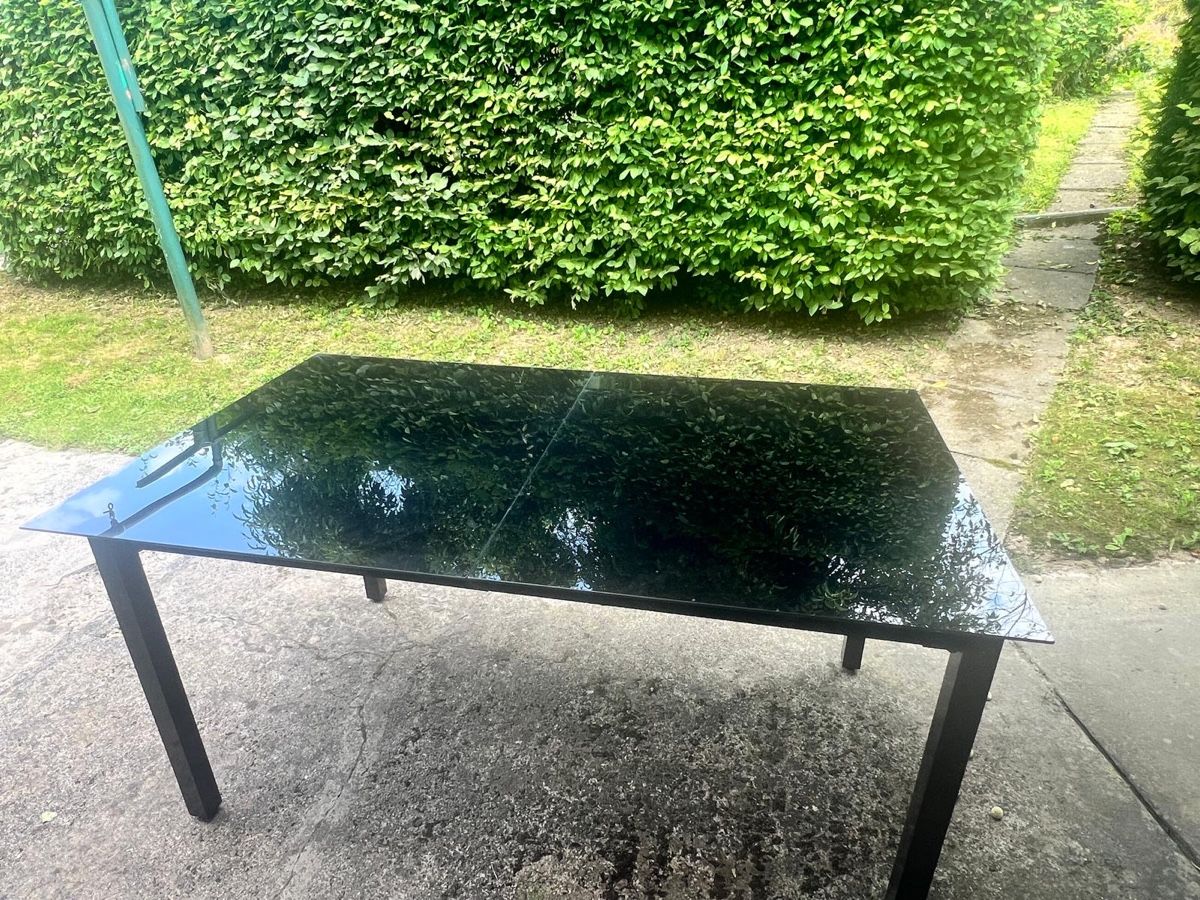 Tischset: Glastisch mit Stühlen – Gebraucht aus Möhlin von Heimerdinger