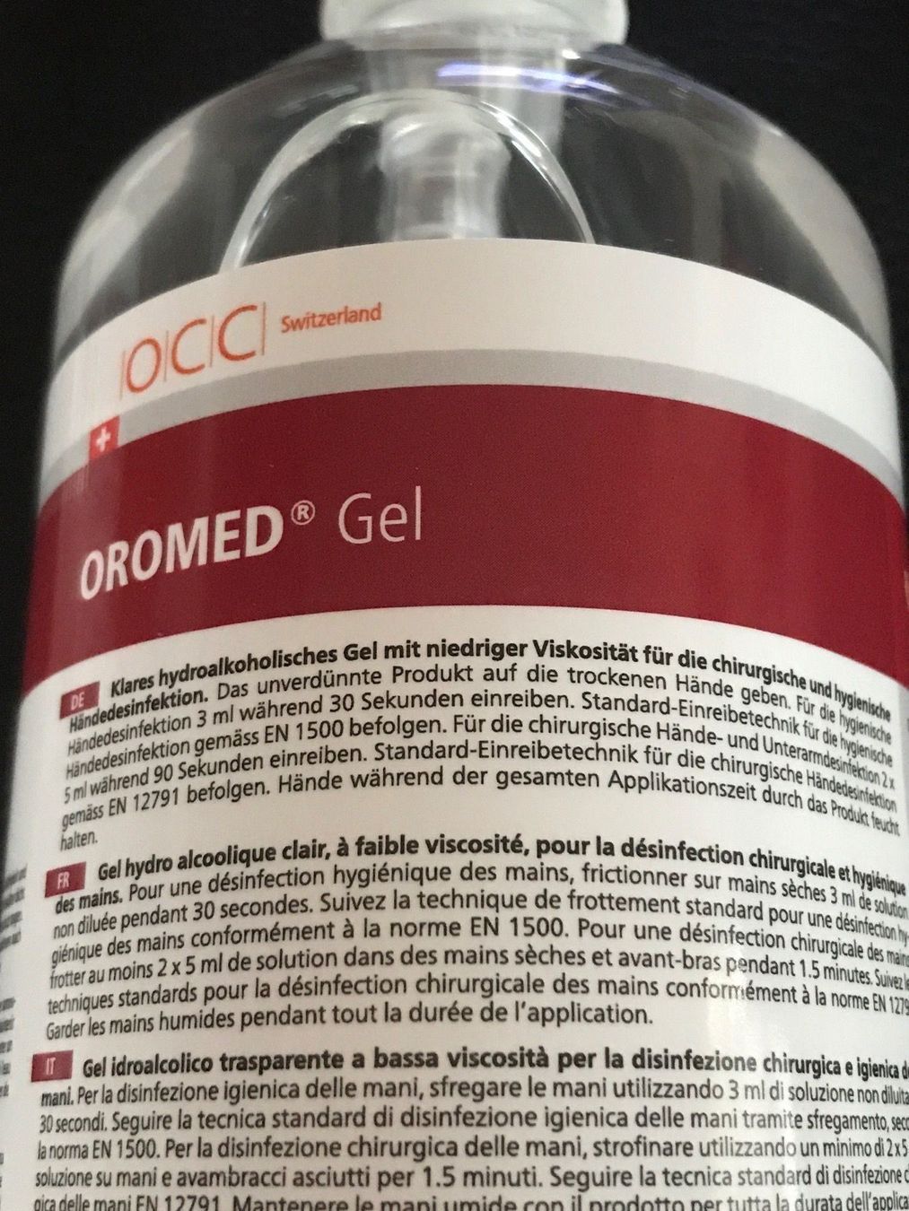 Prodotti per la cura medica: 500 ml pflegendes Desinfektionsgel – Nuovo e nell'imballaggio originale da Muttenz venduto da Susanne81002 5