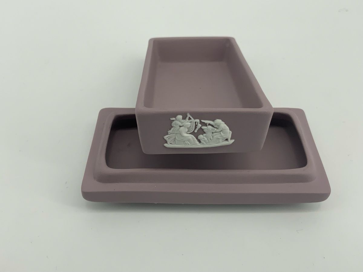 Portagioie: Wedgwood Schmuckdose Jasperware – Usato da Erlach venduto da silvia3235 6