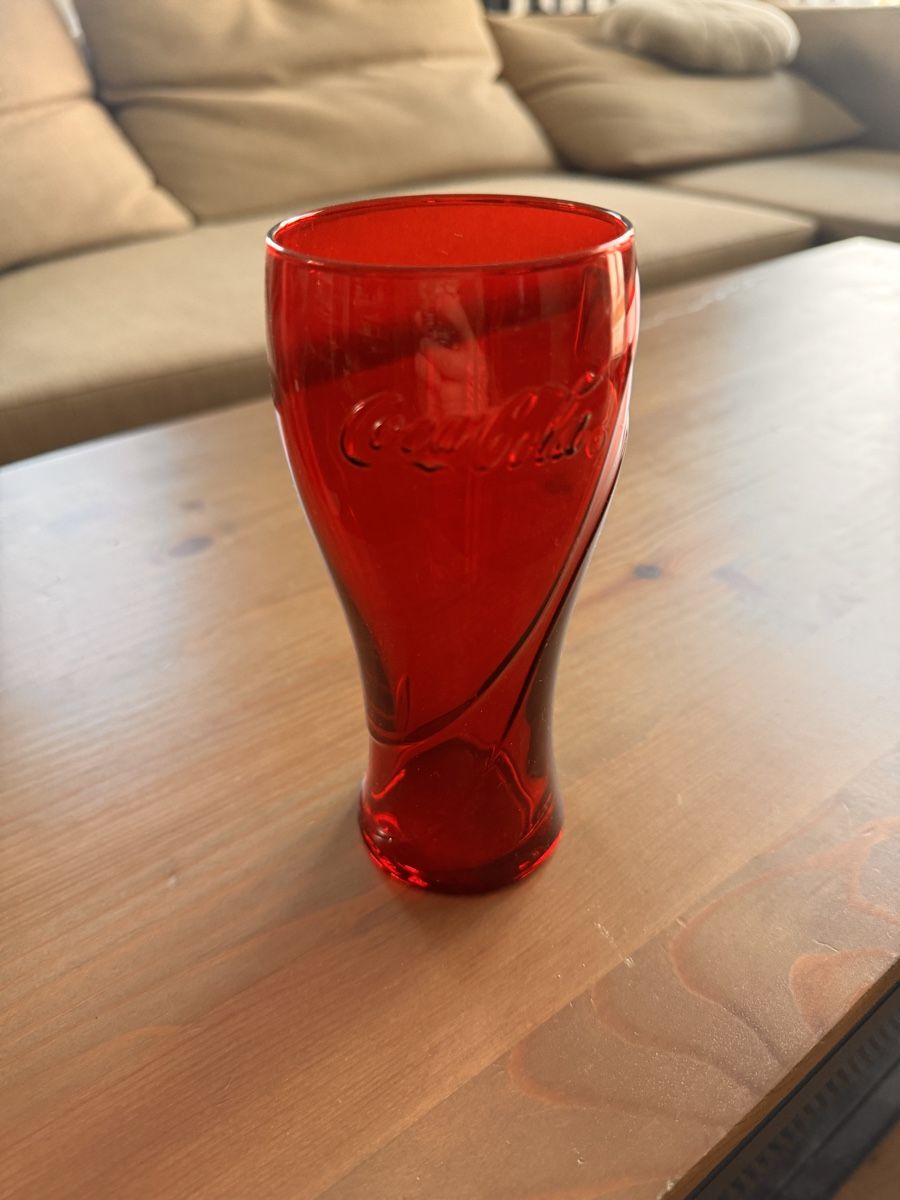 Coca-Cola Bicchieri: Rotes Coca Cola Glas WM-Edition – Nuovo (secondo la descrizione) da Richterswil venduto da Manu55555