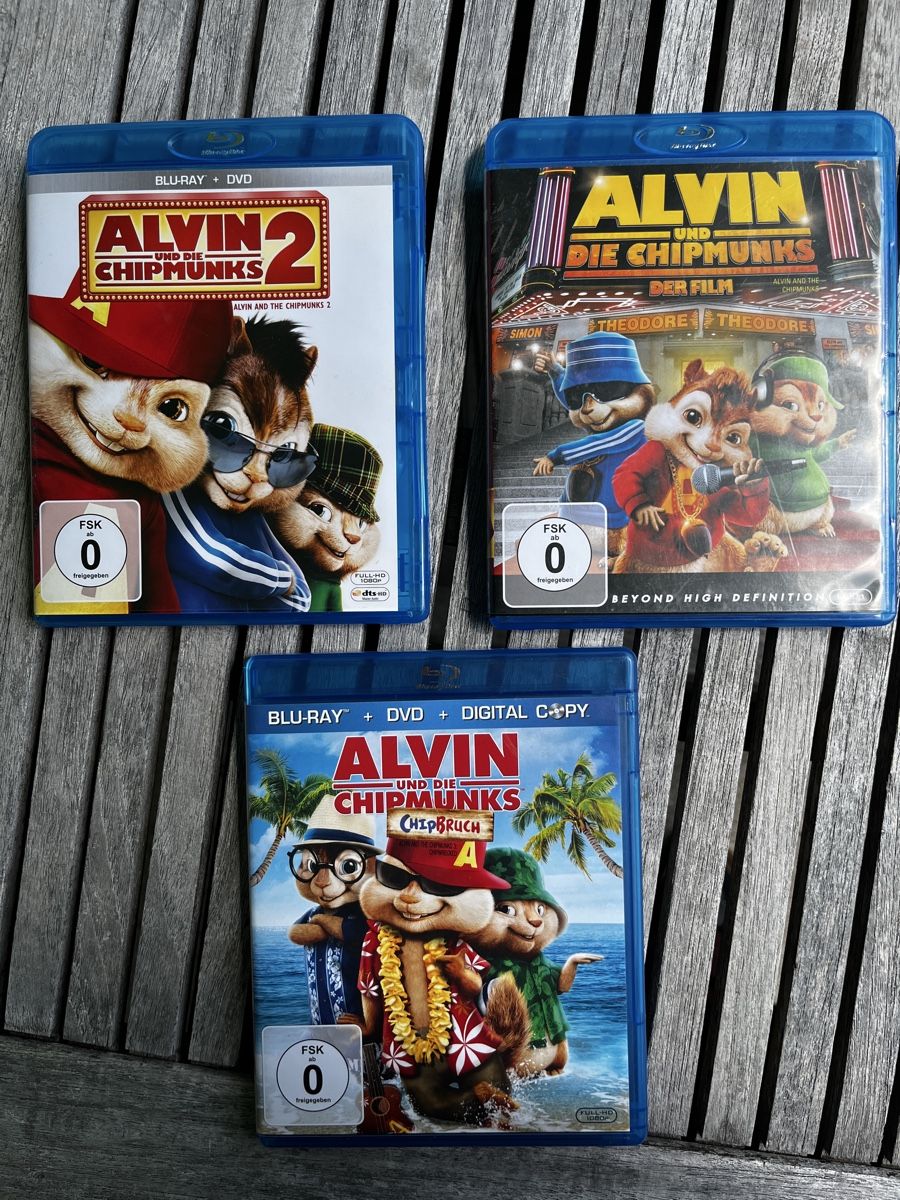 Tutti i DVDs: Alvin und die Chipmunks Set – Usato da Winterthur venduto da Sabbia99